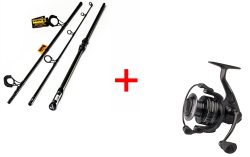 Prut Sportex Competition Carp CS-4 12 ft/3 lb + Naviják DAM DARKSIDE 8 5000S FD 7.1BB IASP Prut Sportex Competition Carp CS-4 12 ft/3 lb + Naviják DAM DARKSIDE 8 5000S FD 7.1BB IASP