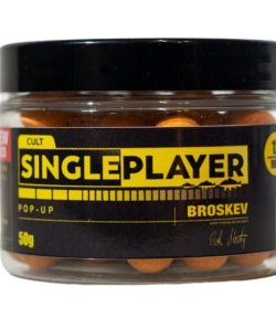 SINGLEPLAYER Pop-up Boilies Broskev 50g 16 mm SINGLEPLAYER Pop-up Boilies Broskev 50g 16 mm